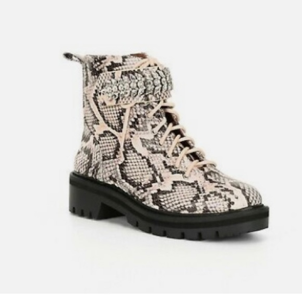 NWOB Antonio Melani Combat Boots - Picture 3 of 8